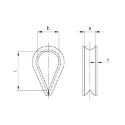 Afbeeldingen van Draadkous 36mm inox A4